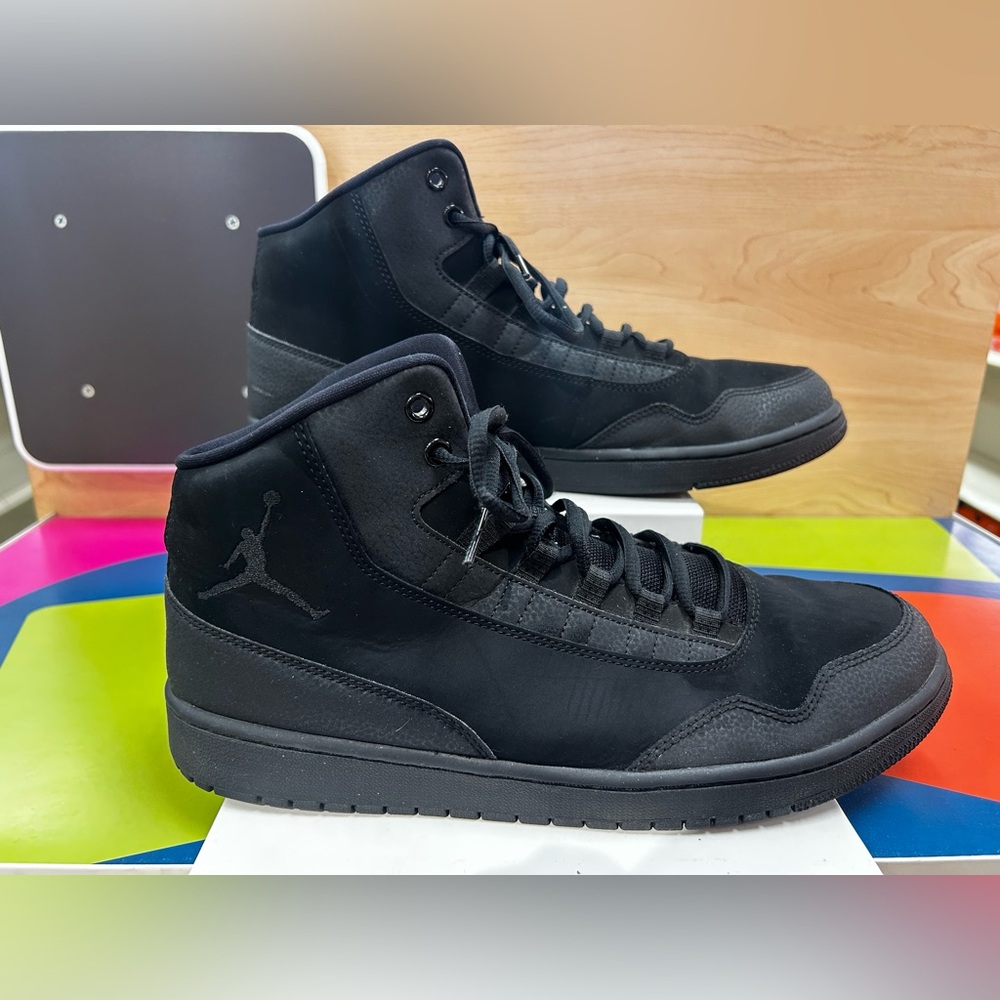 Jordan Executive All Black High-Top Sneakers
